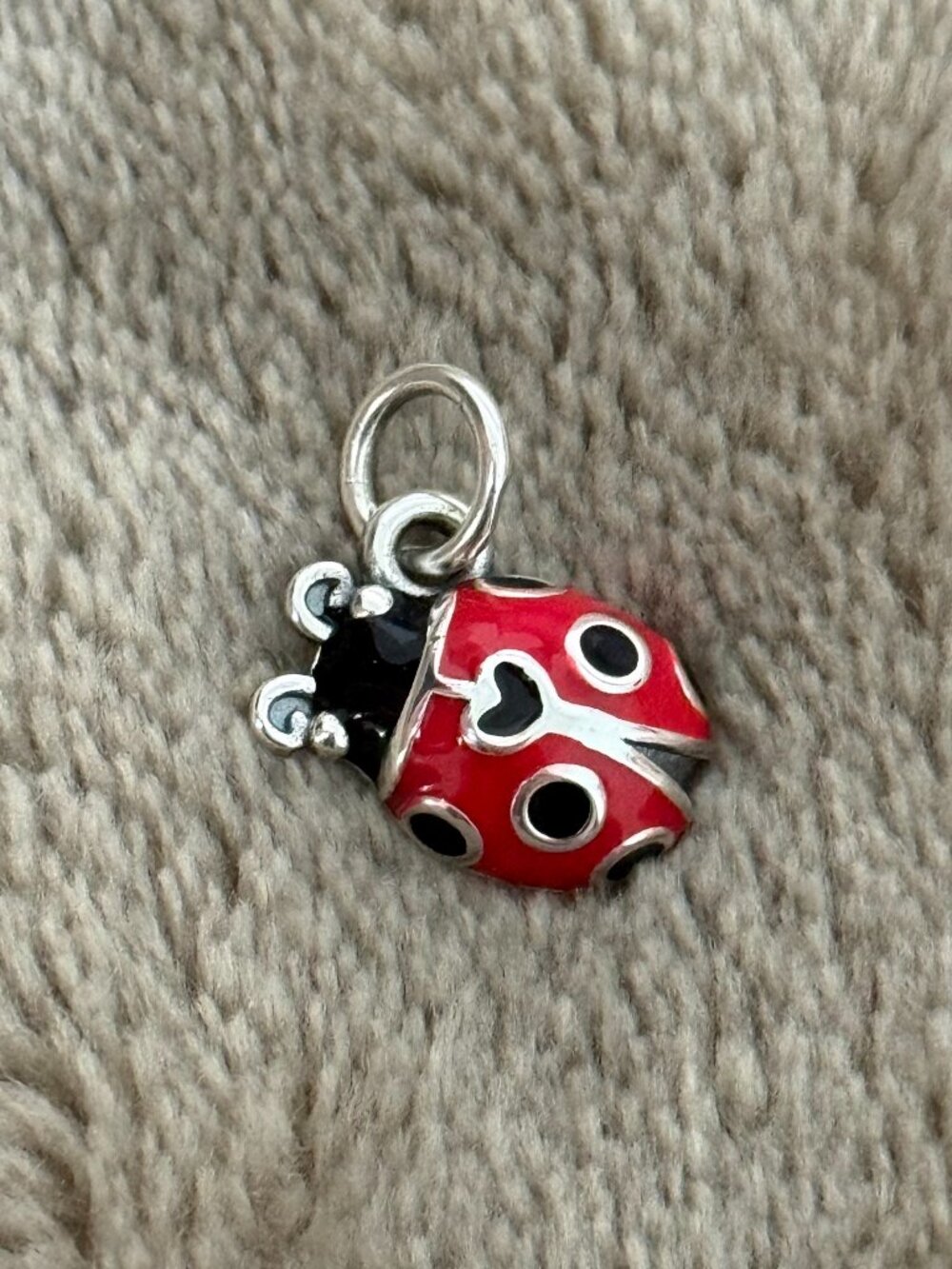 Enamel Ladybug Charm James Avery Sterling Silver Jewelry